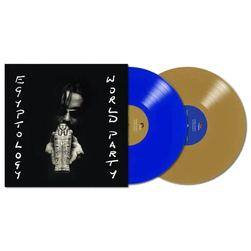 World Party - Egyptology - Egyptian Blue & Gold Color Vinyl rockit-t-shirts.myshopify.com #Indie_Vinyl_Den#