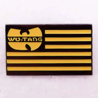 Wu Tang Flag - Enamel Pin rockit-t-shirts.myshopify.com #Indie_Vinyl_Den#