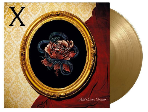 X - Ain't Love Grand - Gold Color Vinyl Import 180g rockit-t-shirts.myshopify.com #Indie_Vinyl_Den#