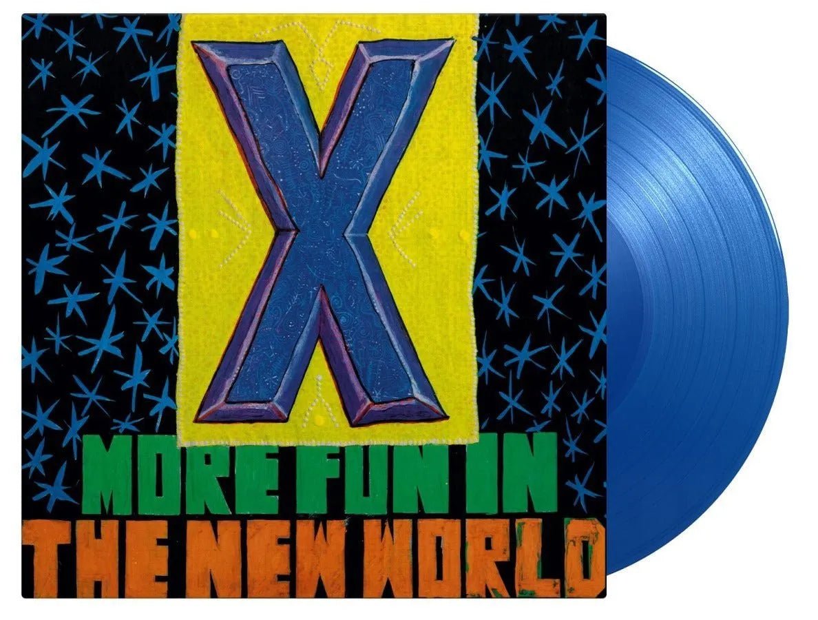 X - More Fun In The New World - Blue Vinyl Record Import 180g rockit-t-shirts.myshopify.com