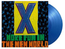 X - More Fun In The New World - Blue Vinyl Record Import 180g rockit-t-shirts.myshopify.com