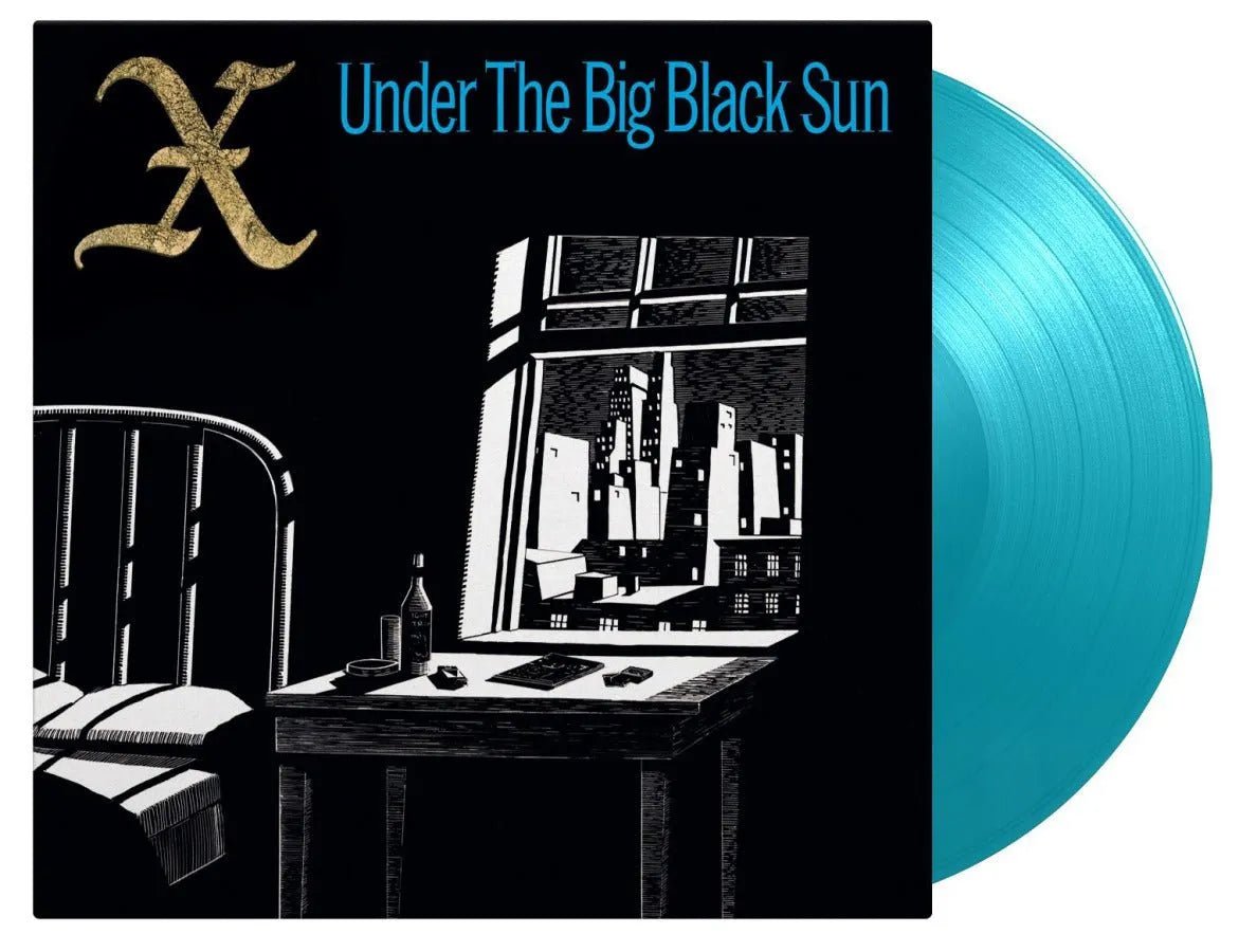 X - Under The Big Black Sun - Turquoise Color Vinyl 180g Import rockit-t-shirts.myshopify.com #Indie_Vinyl_Den#