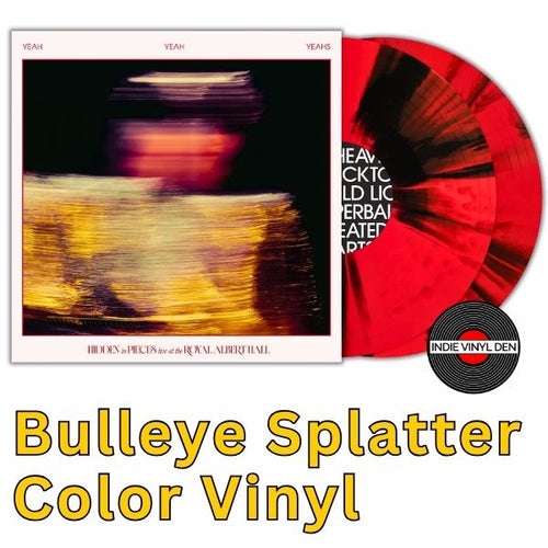 Yeah Yeah Yeahs - Hidden in Pieces: Live (at the Royal Albert Hall) - Bullseye Splatter Vinyl Record - Indie Vinyl Den