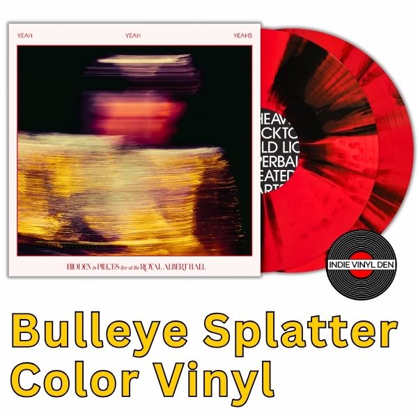 Yeah Yeah Yeahs - Hidden in Pieces: Live (at the Royal Albert Hall) - Bullseye Splatter Vinyl Record - Indie Vinyl Den