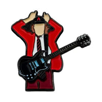 AC/DC Angus Devil Horn - Enamel Pin - Indie Vinyl Den