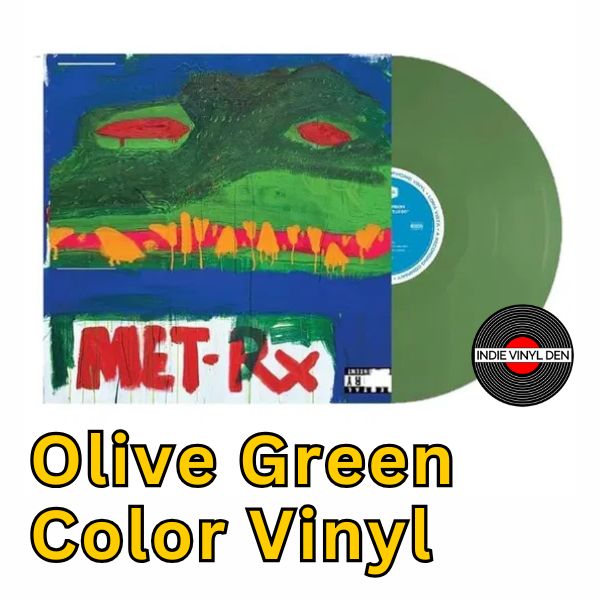 Action Bronson Crocodrillo Turbo Olive Green Color Vinyl Record