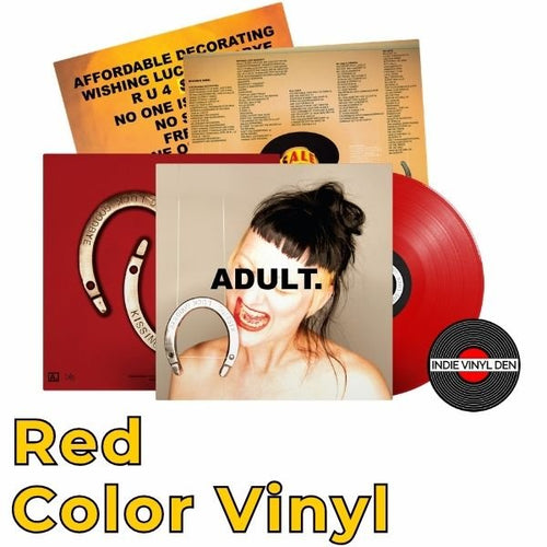 ADULT. - Kissing Luck Goodbye - Red Color Vinyl Record