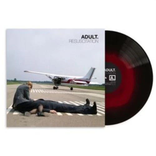 Adult - Resuscitation - **Blemish Markdown** Black and Red Marble Color Vinyl Record 2LP