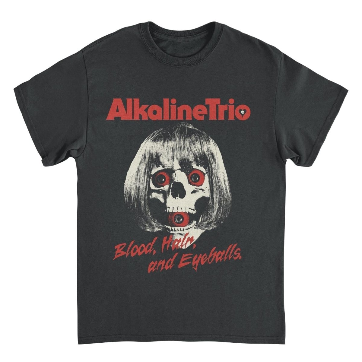 Alkaline Trio Skelly Eyes Black T-Shirt - Indie Vinyl Den