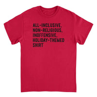 All T-Shirt - All Inclusive Holiday Themed - Indie Vinyl Den