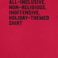All T-Shirt - All Inclusive Holiday Themed - Indie Vinyl Den