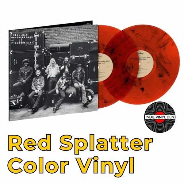 Allman Brothers Band - Live At The Fillmore East - Red Splatter Color Vinyl 2LP Import