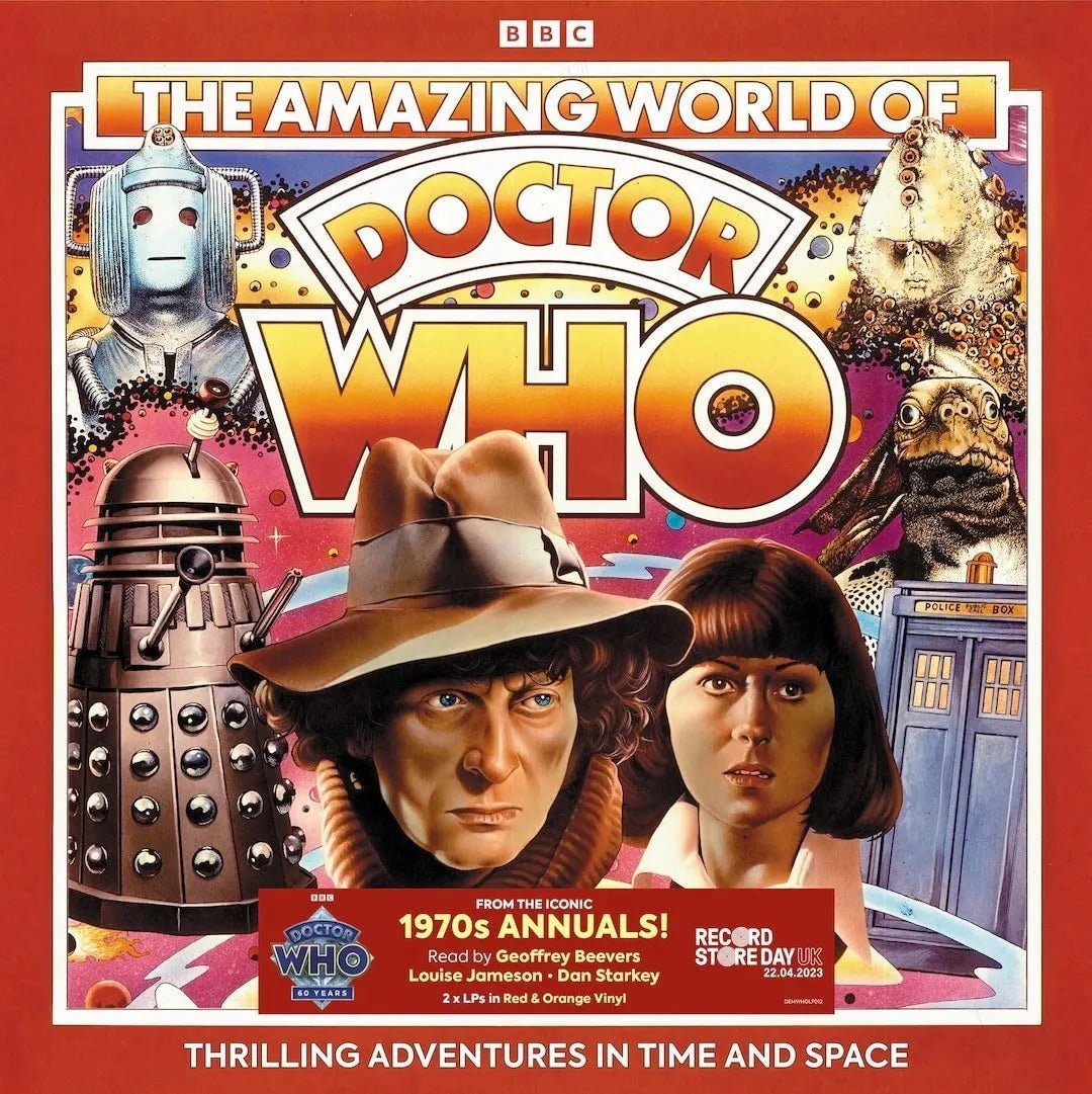 Amazing World Of Doctor Who - Red & Orange Color Vinyl Record