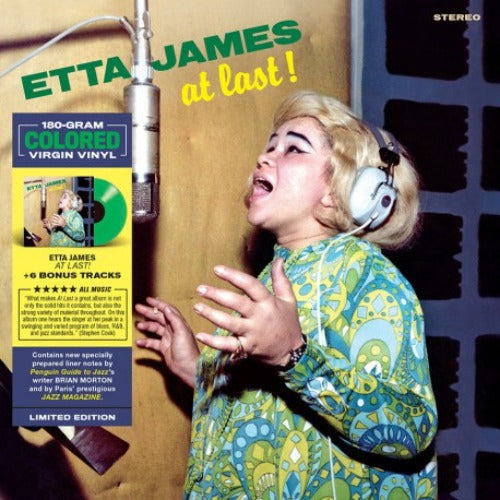 Etta James - At Last - Green Color Vinyl 180g Import