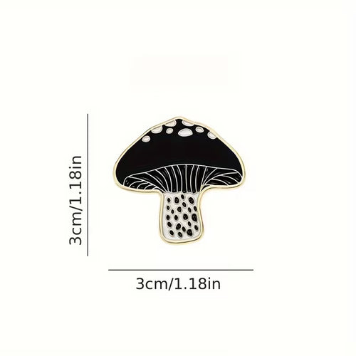 Dark Mushroom - Enamel Pin