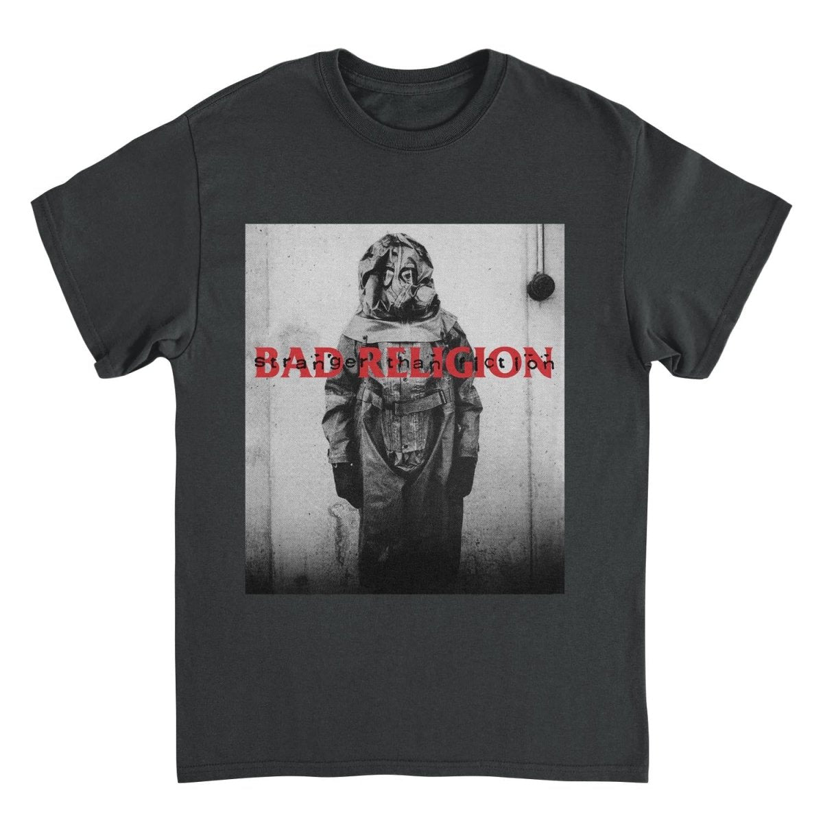 Bad Religion Hazmat Stranger Than Fiction Black T-Shirt - Indie Vinyl Den