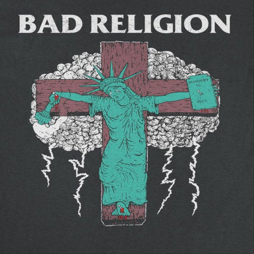 Bad Religion Liberty 91 Tour Black T-Shirt - Indie Vinyl Den