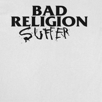 Bad Religion Suffer 89 EU Tour Front White T-Shirt - Indie Vinyl Den