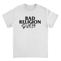 Bad Religion Suffer 89 EU Tour Front White T-Shirt - Indie Vinyl Den