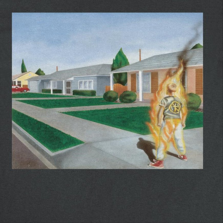 Bad Religion Suffer Album Front Black T-Shirt - Indie Vinyl Den