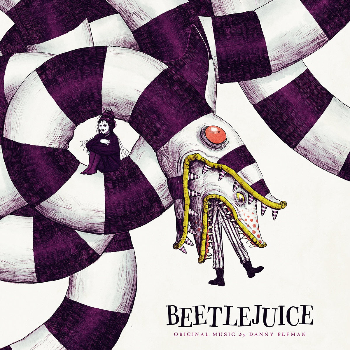 Danny Elfman - Beetlejuice Soundtrack - “Beetlejuice Swirl” Color Vinyl Record