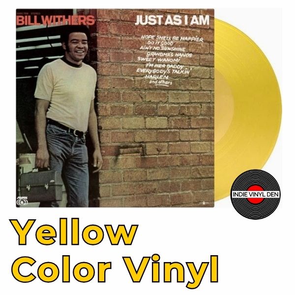 Bill Withers - Just As I Am - Yellow Color Vinyl 180g Import