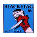 Black Flack Square My War - Enamel Pin - Indie Vinyl Den