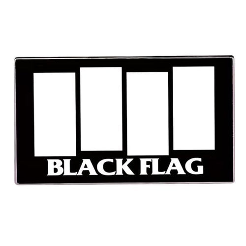Black Flag Rectangle - Enamel Pin