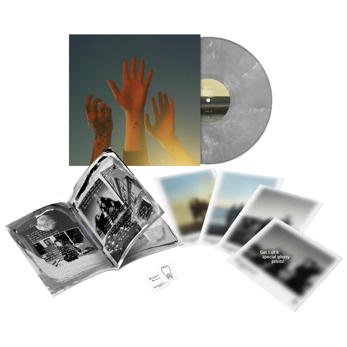 boygenius - record - Silver Color Vinyl Record