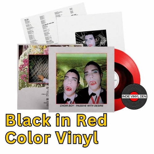 Choir Boy - Passive With Desire - Black in Red Color Vinyl Record