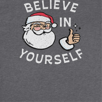 Christmas T-Shirt - Believe in Yourself - Indie Vinyl Den