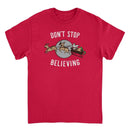 Christmas T-Shirt - Don't Stop Believing - Indie Vinyl Den