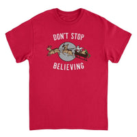 Christmas T-Shirt - Don't Stop Believing - Indie Vinyl Den