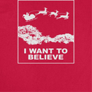 Christmas T-Shirt - I Want to Believe - Indie Vinyl Den
