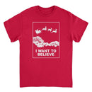 Christmas T-Shirt - I Want to Believe - Indie Vinyl Den