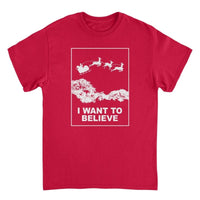 Christmas T-Shirt - I Want to Believe - Indie Vinyl Den