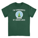 Christmas T-Shirt - I'm Surrounded by Snowflakes - Indie Vinyl Den