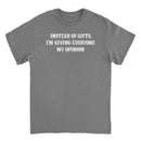Christmas T-Shirt - Instead of Gifts I'm Giving Everyone My Opinion - Indie Vinyl Den