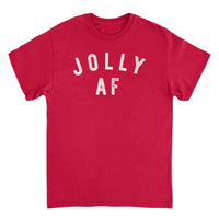 Christmas T-Shirt - Jolly AF - Indie Vinyl Den