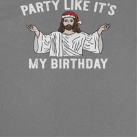 Christmas T-Shirt - Party Like it's My Birthday - Indie Vinyl Den