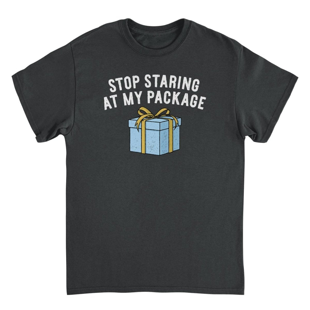 Christmas T-Shirt - Stop Staring at my Package
