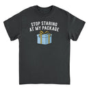 Christmas T-Shirt - Stop Staring at my Package - Indie Vinyl Den