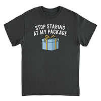 Christmas T-Shirt - Stop Staring at my Package - Indie Vinyl Den