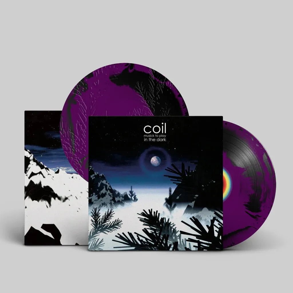 Coil - Musick To Play In The Dark - Purple Black Smash Color Vinyl 2LP - Indie Vinyl Den