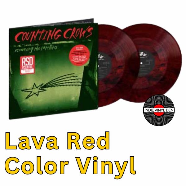 Counting Crows - Recovering The Satellites - Lava Red Color Vinyl Record 2LP