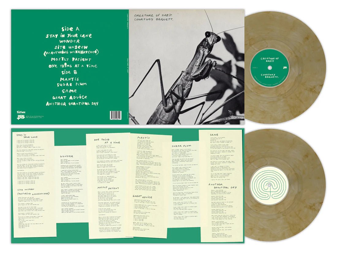 Courtney Barnett - Creature of Habit - Caramel Color Vinyl Record