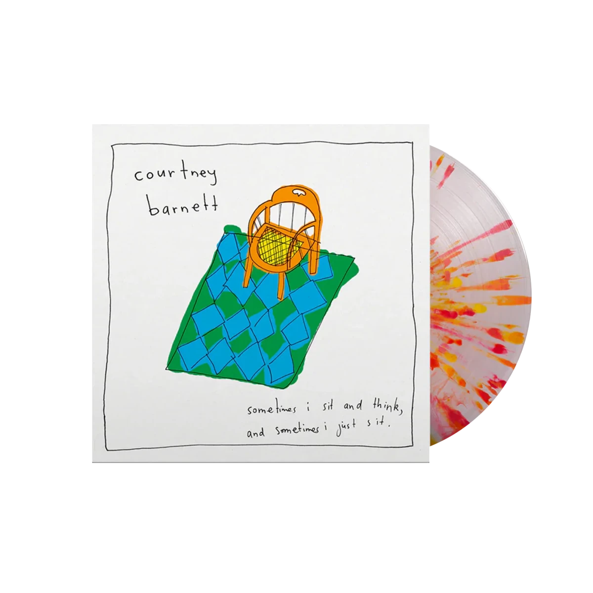 Courtney Barnett - Sometimes I Sit and Think ... - Clear/Red/Yellow Splatter Color Vinyl
