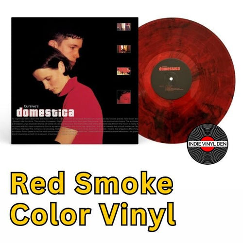 Cursive Domestica Red Smoke Color Vinyl Record Limited Edition - Indie Vinyl Den