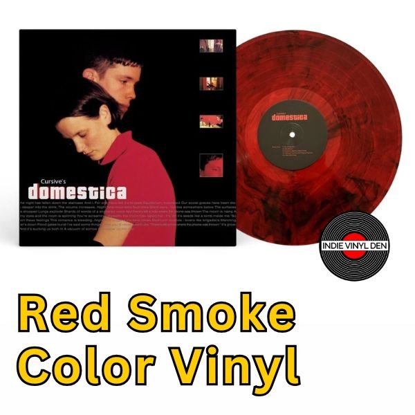 Cursive Domestica Red Smoke Color Vinyl Record Limited Edition