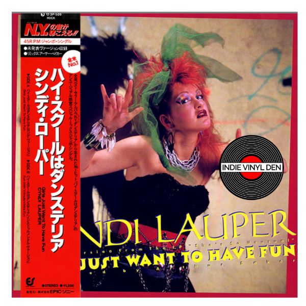 Cyndi Lauper  Girls Just Want To Have Fun  12" Japanese Vintage Vinyl